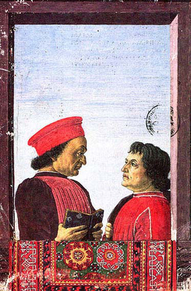 Federico Montefeltro and Cristofo Landino